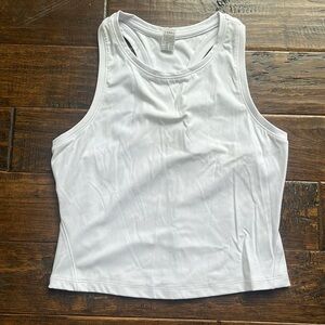 90° by reflex, small white cropped tank top